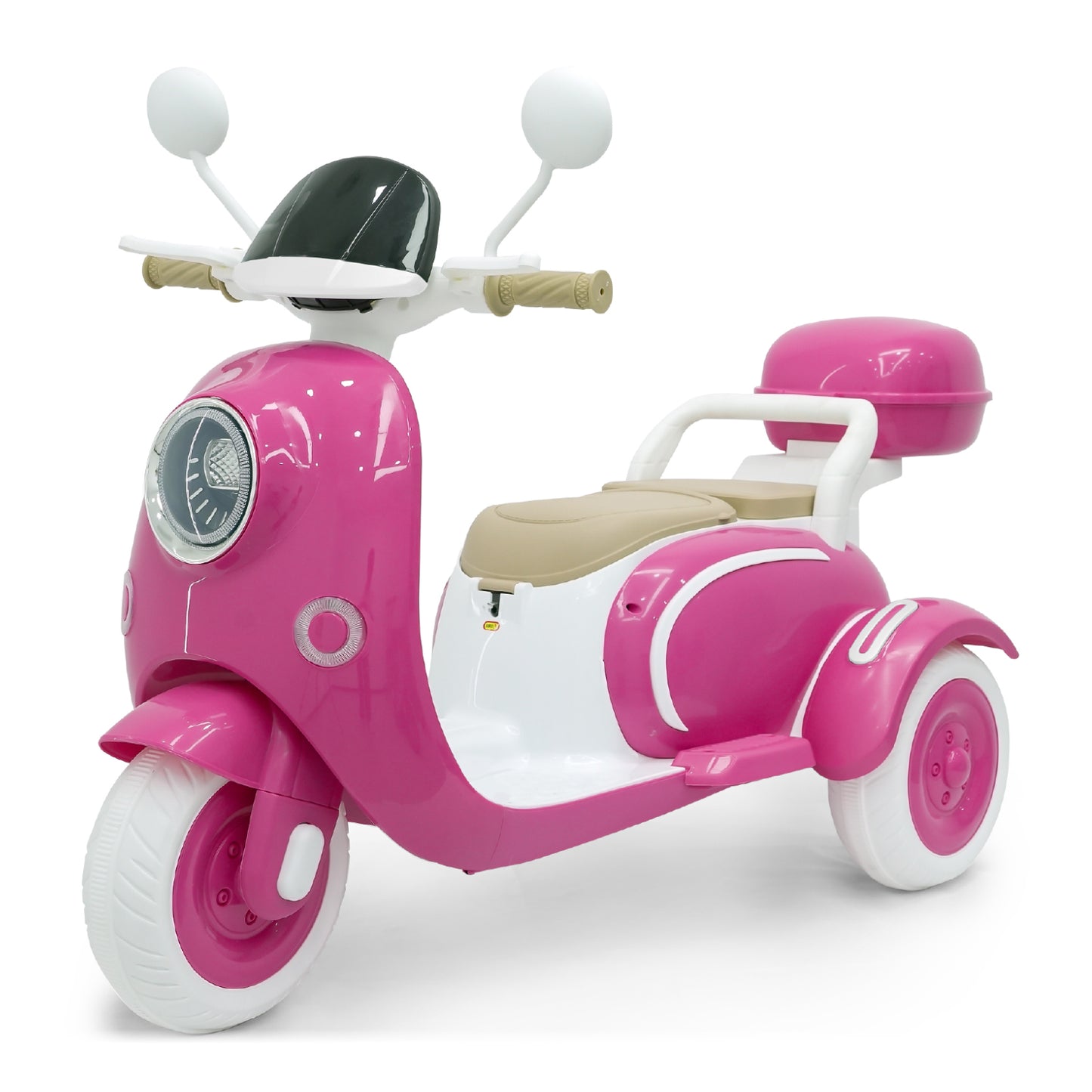 Ride On Motorcycle 3-Wheel Battery Powered Electric Motorbike w/ Remote Control