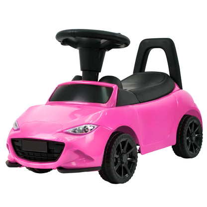 Kids Push Car for Toddlers, Licensed Mazda Toddler Car, Ride on Toy with Horn, Music, Lights, Under Seat Storage