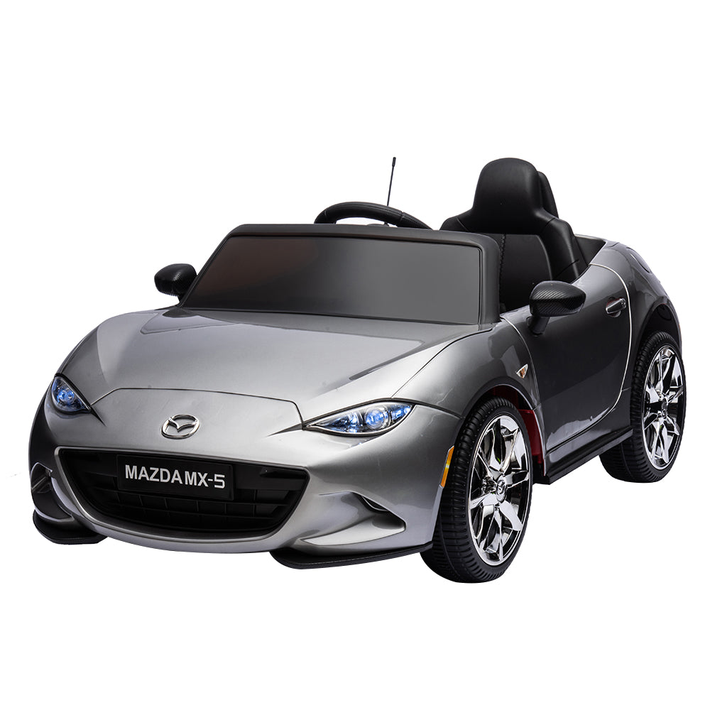 Mazda MX-5 Licenced Ride on Car w/Remote Control & Bluetooth Music (12V)