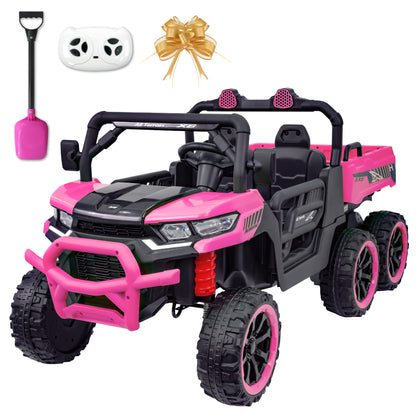 Kids 2 Seater Ride on Car 24V Electric Dump Truck 4WD Off-road UTV /Remote