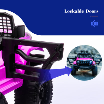 HEIMILI Kids Electric Ride On Truck 12V Power Battery Car w/ Remote Control MP3 Bluetooth Music