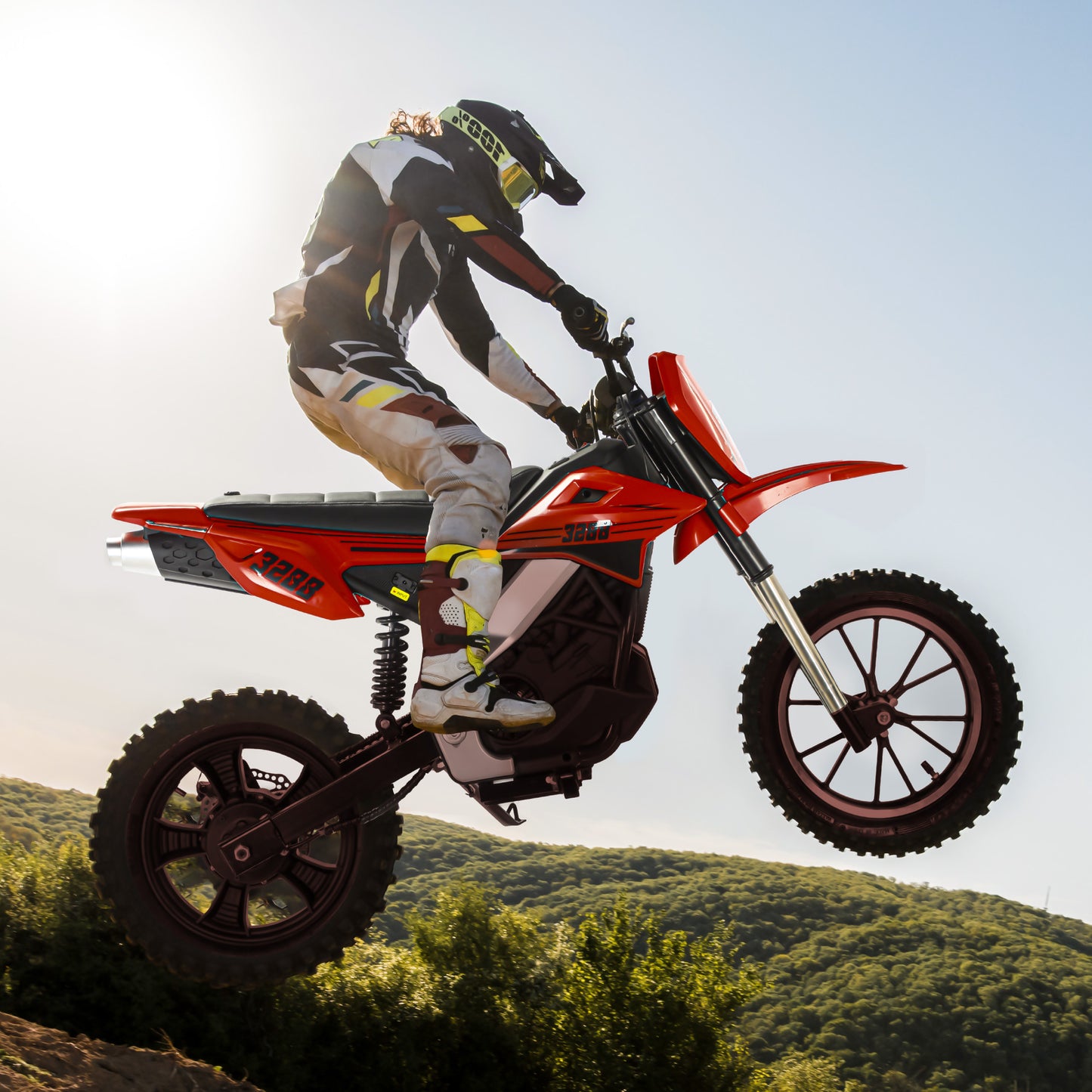 Honda Kids Electric Dirt Bike, Off-Road Motorcycle (24V)