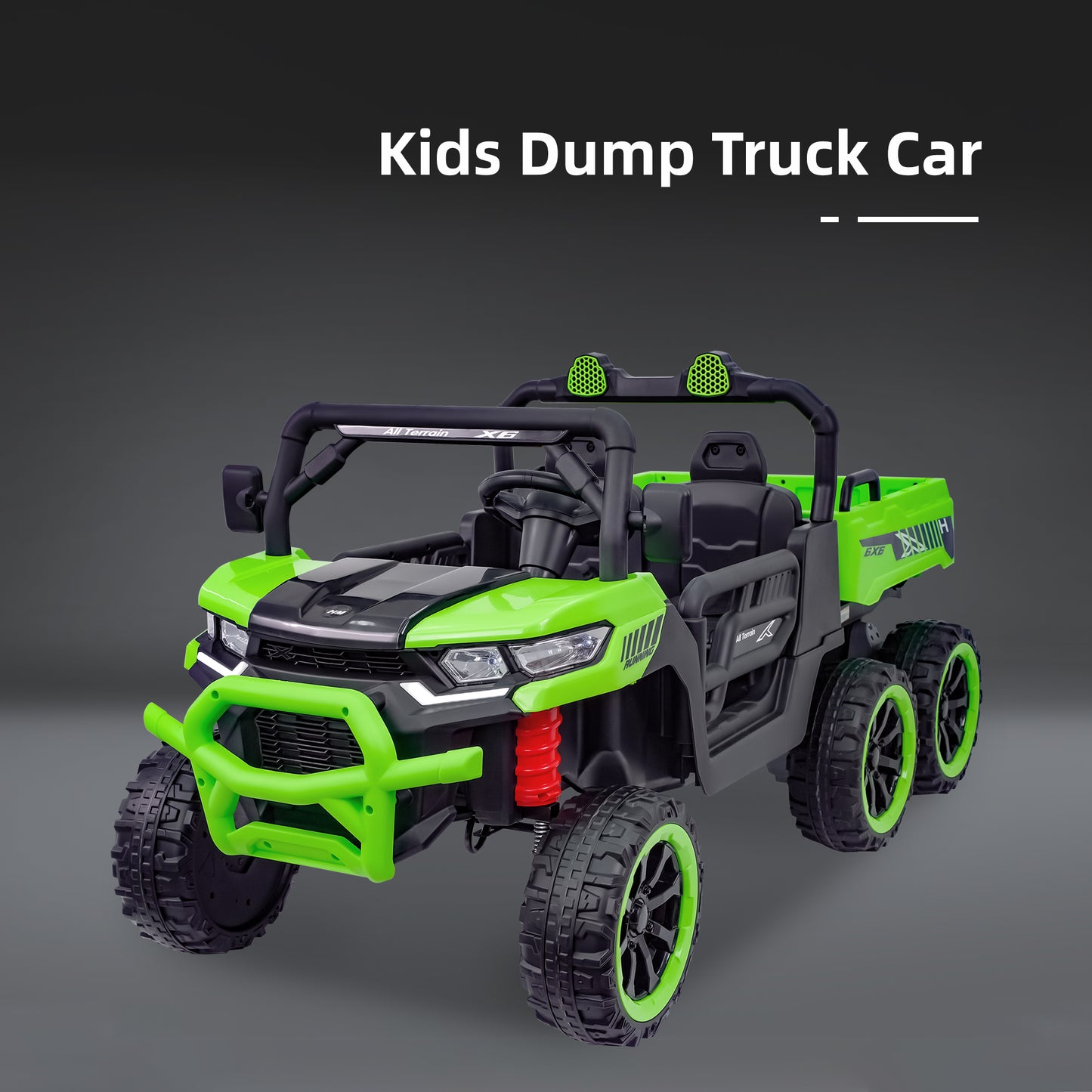 Kids 2 Seater Ride on Car 24V Electric Dump Truck 4WD Off-road UTV /Remote