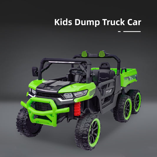 Kids 2 Seater Ride on Car 24V Electric Dump Truck 4WD Off-road UTV /Remote