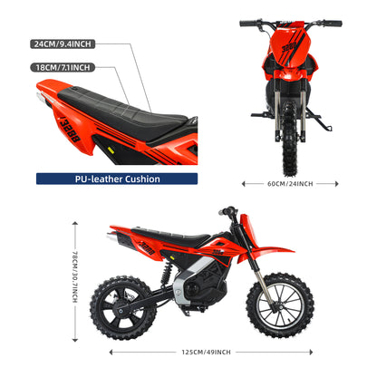 Honda Kids Electric Dirt Bike, Off-Road Motorcycle (24V)