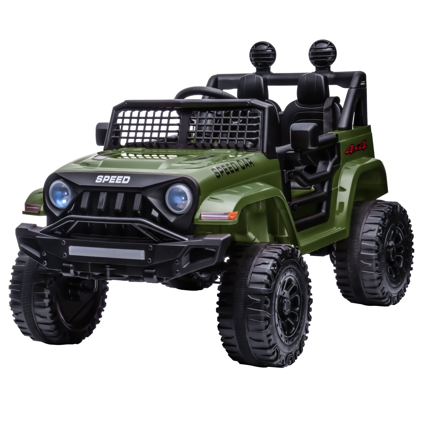 HEIMILI Kids Electric Ride On Truck 12V Power Battery Car w/ Remote Control MP3 Bluetooth Music