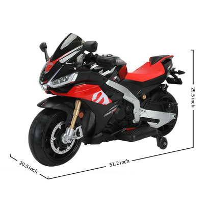 Aprilia Licensed 24V 12MPH Kids Electric Motorcycle (24V)