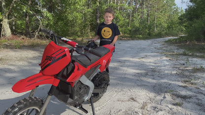 Honda Kids Electric Dirt Bike, Off-Road Motorcycle (24V)